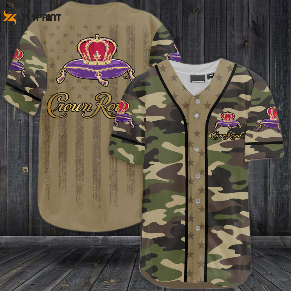Crown Royal All Over Print 3D Camo Unisex Baseball Jersey - lylyprint.com T-Shirts, Hoodie, Sweatshirt | WearSparks.com