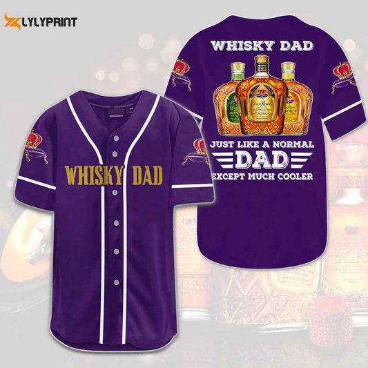 Crown Royal Whisky Dad All Over Print 3D Unisex Baseball Jersey - lylyprint.com T-Shirts, Hoodie, Sweatshirt | WearSparks.com