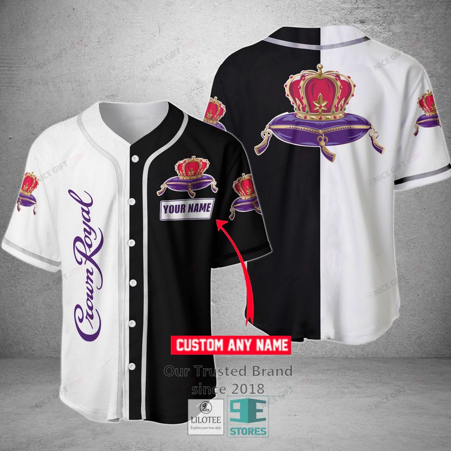 Crown Royal Your Name Baseball Jersey