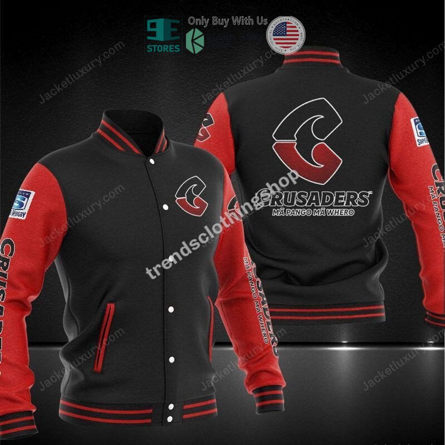 BEST Crusaders Super Rugby Baseball Jacket