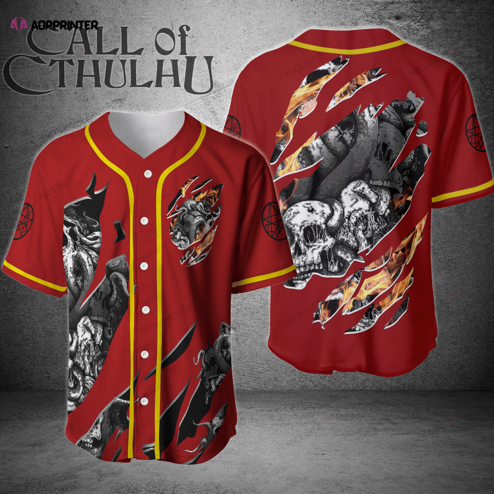 Cthulhu 3D Printed Baseball Jersey: Unique & Stylish Design