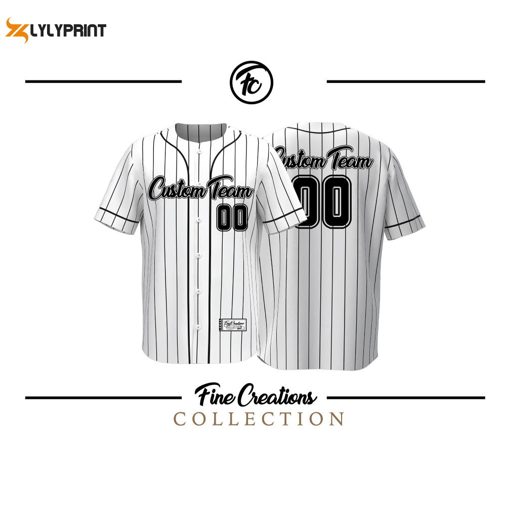 Custom Baseball Jersey, Black Baseball Jersey - lylyprint.com T-Shirts, Hoodie, Sweatshirt | WearSparks.com (Image 2)