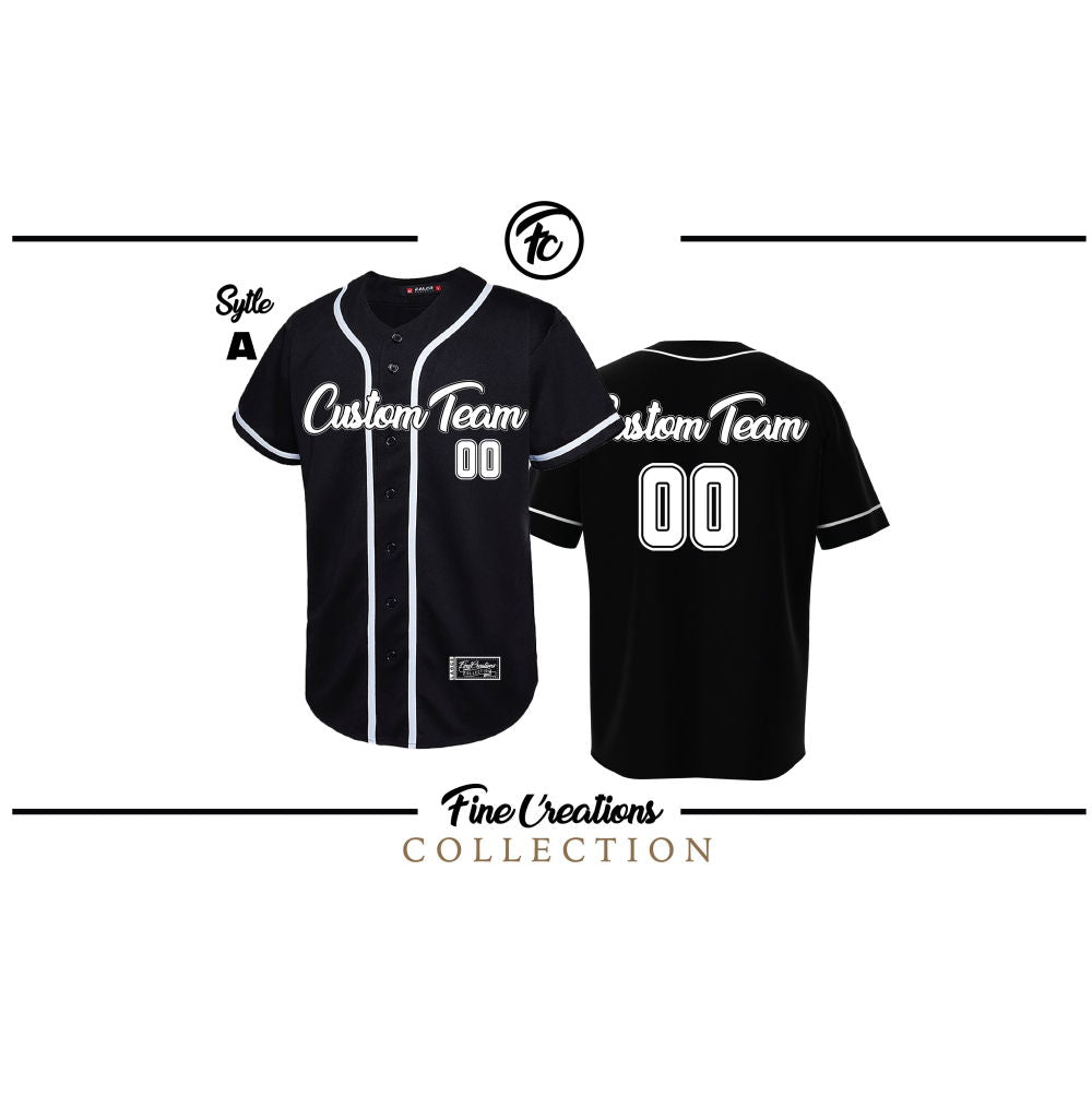 Custom Baseball Jersey, Black Baseball Jersey - lylyprint.com T-Shirts, Hoodie, Sweatshirt | WearSparks.com (Image 3)