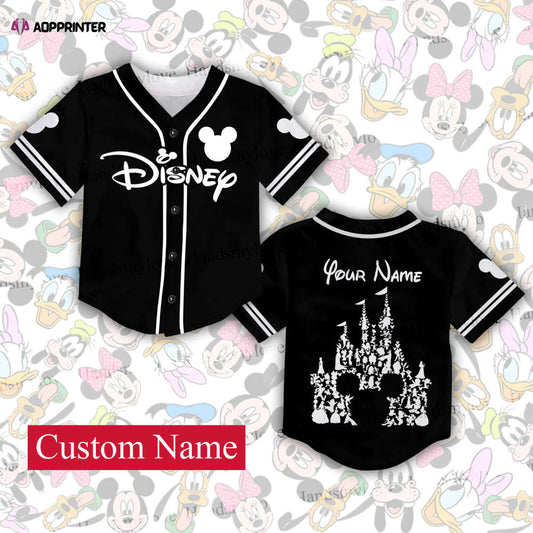 Custom Ddisneyland Baseball Jersey Ddisney Vacation Matching Shirt Personalized Ddisney Baseball Game Day Outfit For Baseball Fan Player