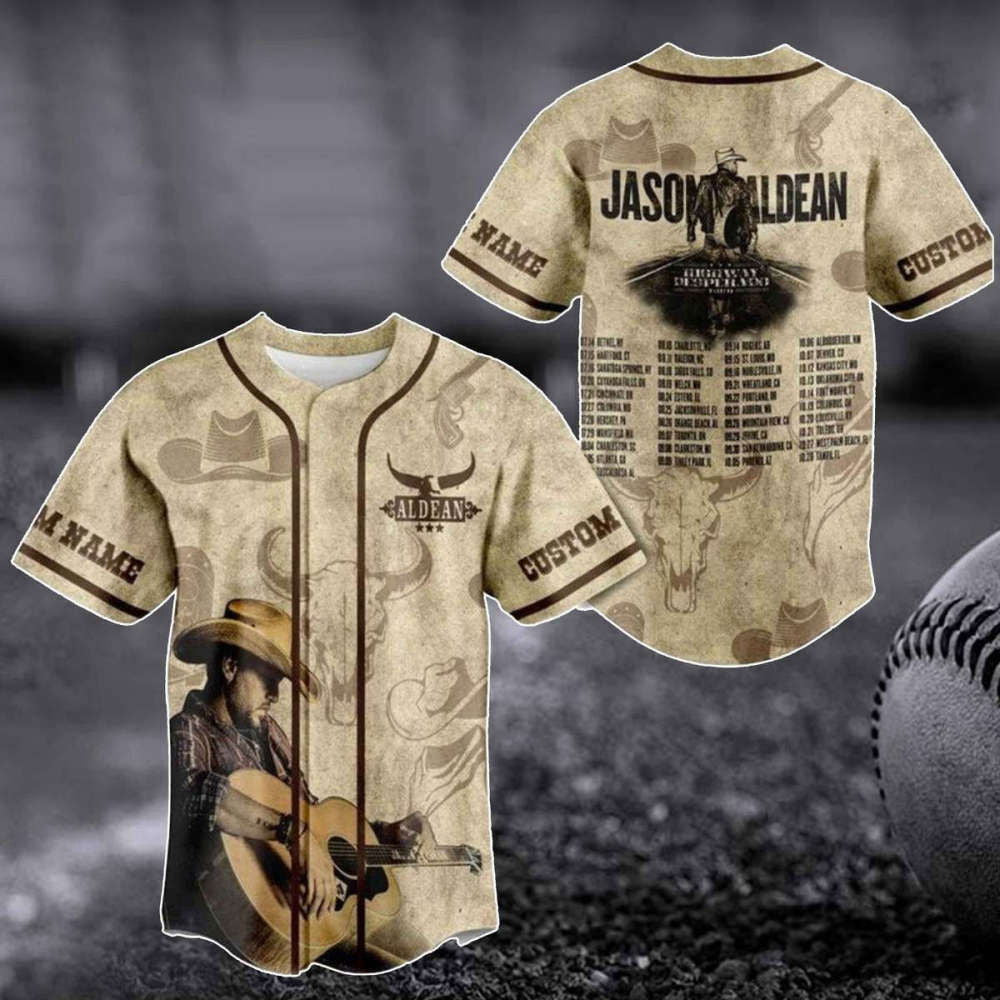 Custom Jason Highway Desperado Tour Baseball Jersey: The Perfect Gift for Aldean Fans - Aopprinter T-Shirts, Hoodie,...