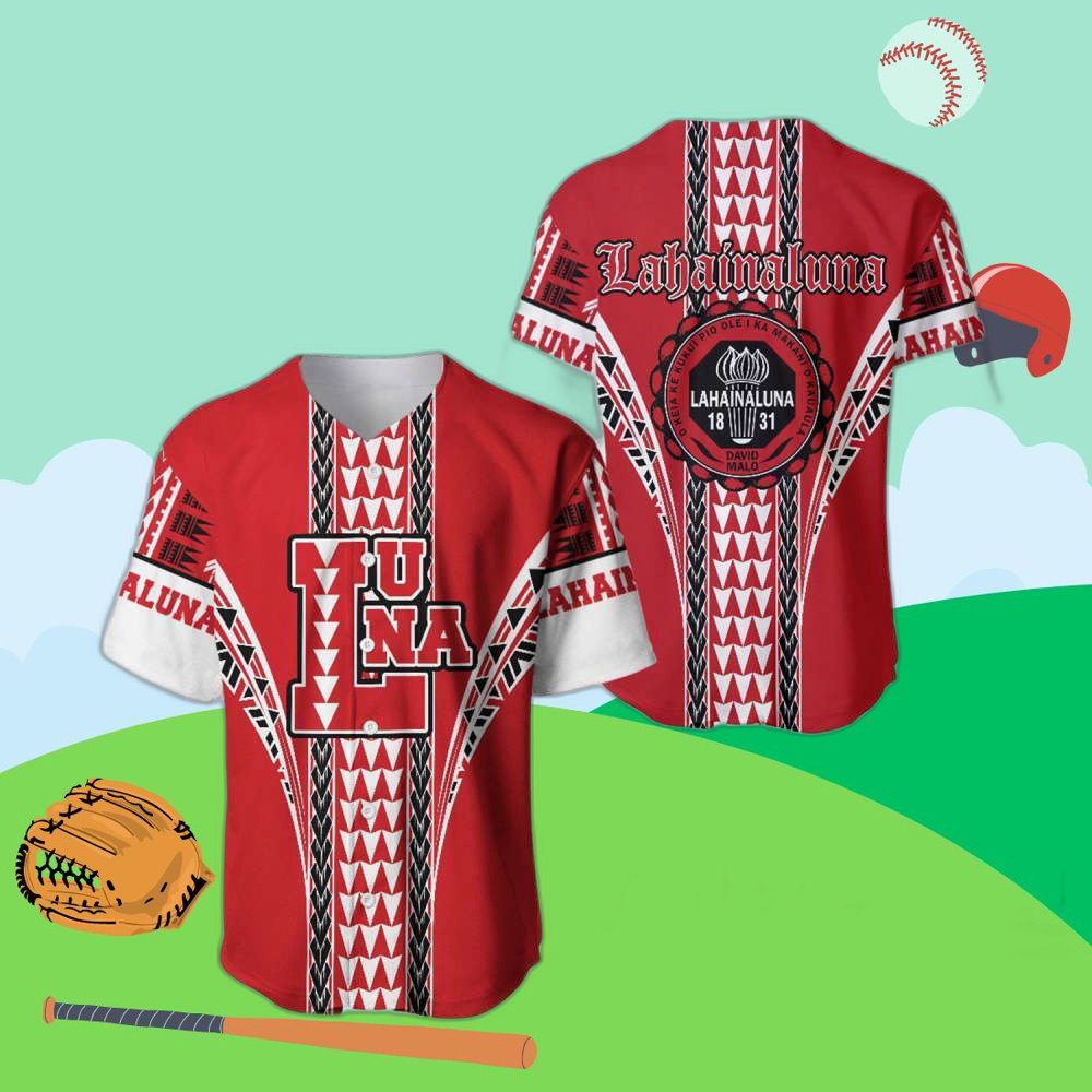 Custom Lahainaluna Polynesian Baseball Jersey – Personalized Athletic Gear Shop Now!