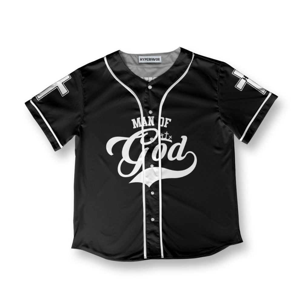Custom Man Of God Baseball Jersey | Colorful | Adult Unisex | S - 5XL Full Size - Aopprinter T-Shirts, Hoodie,... (Image 3)