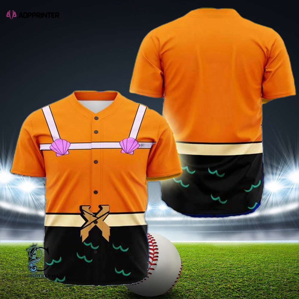 Custom Mermaid Excision Rave EDM Baseball Jersey – Personalized Design