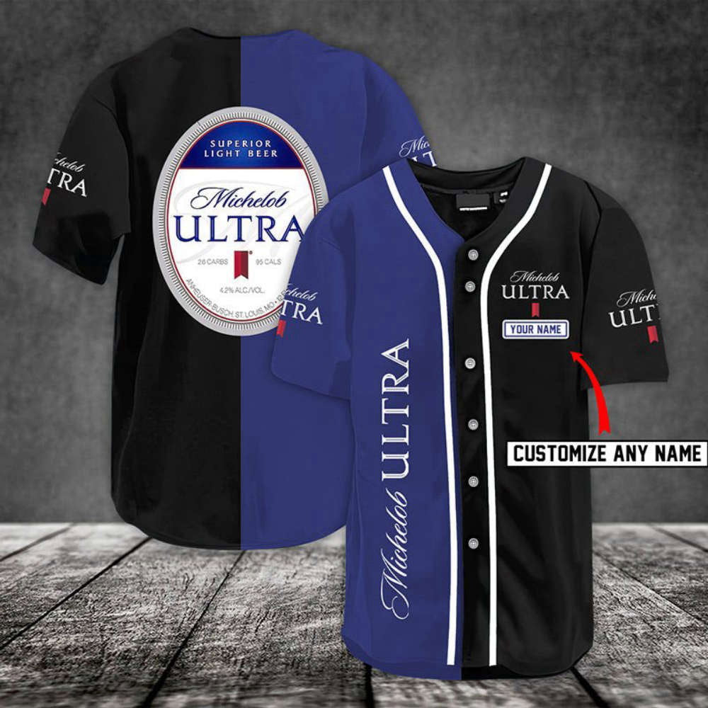 Custom Michelob Ultra Beer 2k225 Baseball Jersey – Personalized Athletic Apparel