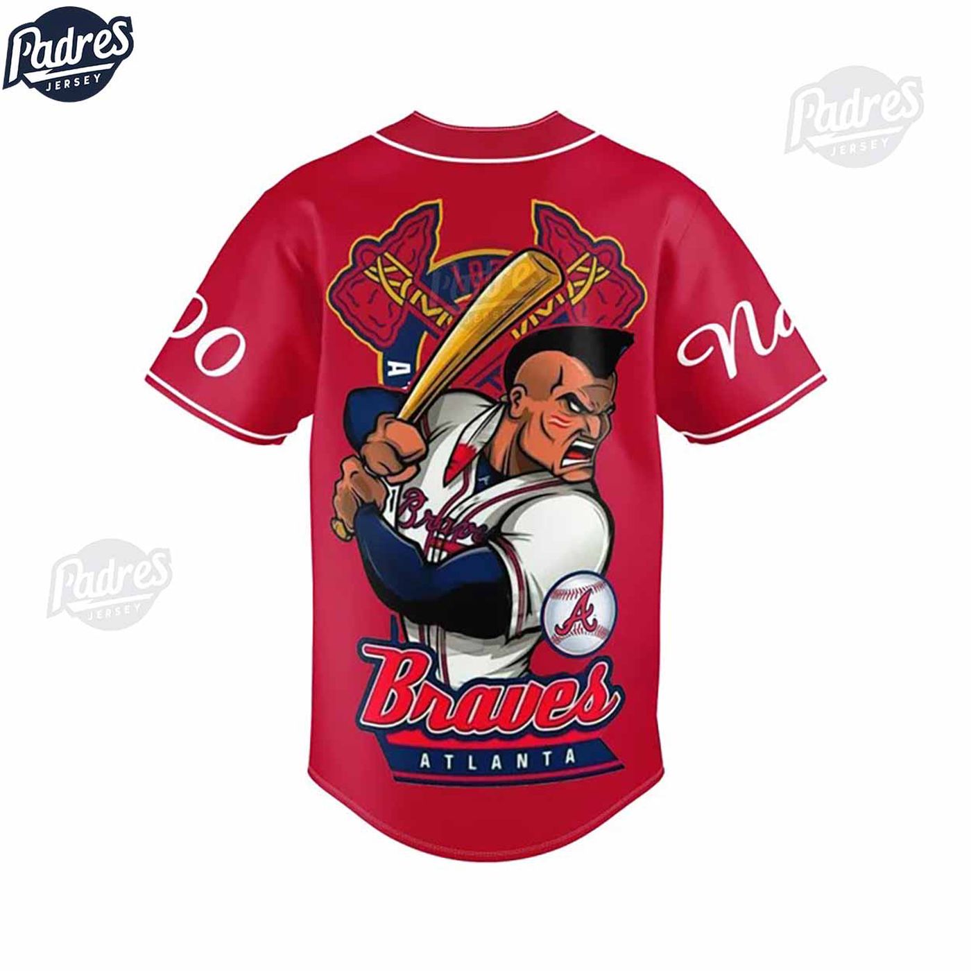 Show Your Team Spirit with a Custom Atlanta Braves Baseball Jersey Style - Gift for Men Women - lylyprint.com... (Image 2)