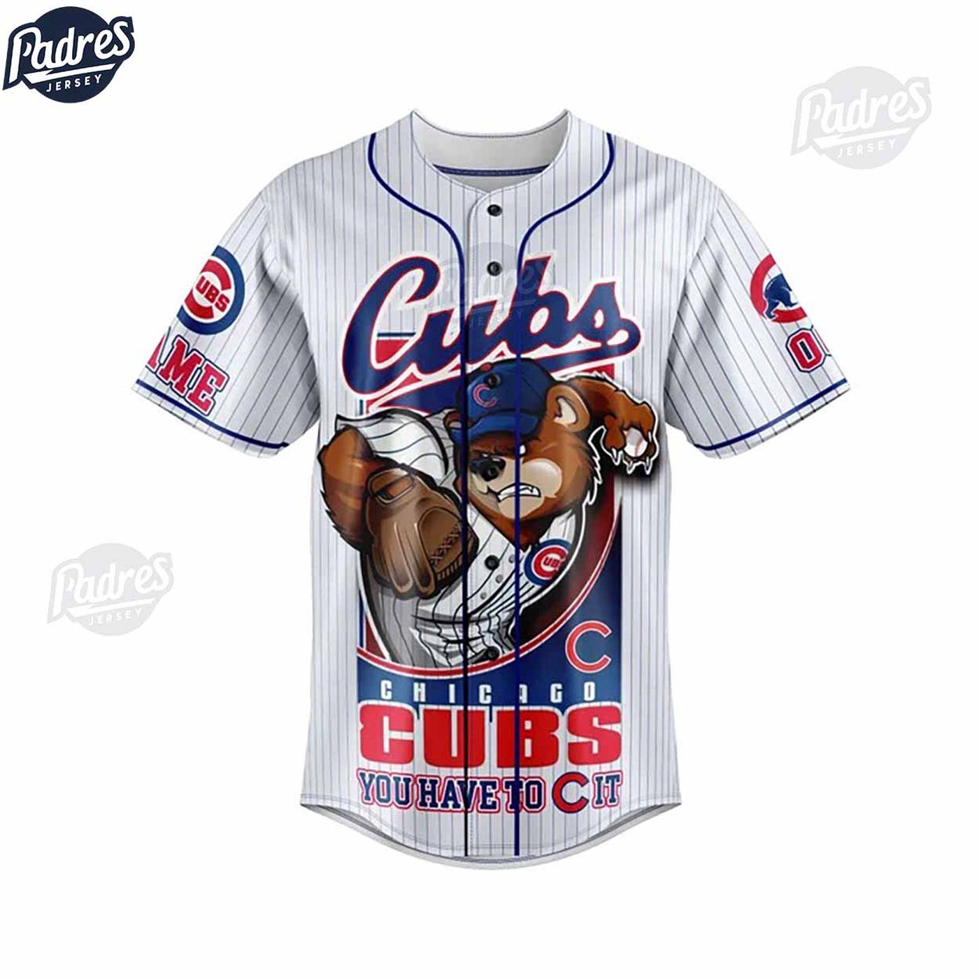 Score Big with Custom MLB Chicago Cubs Baseball Jerseys - Personalized Style for Die-Hard Fans! - lylyprint.com... (Image 2)