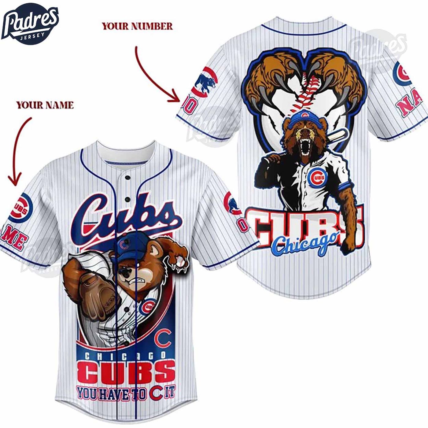 Score Big with Custom MLB Chicago Cubs Baseball Jerseys - Personalized Style for Die-Hard Fans! - lylyprint.com... (Image 3)