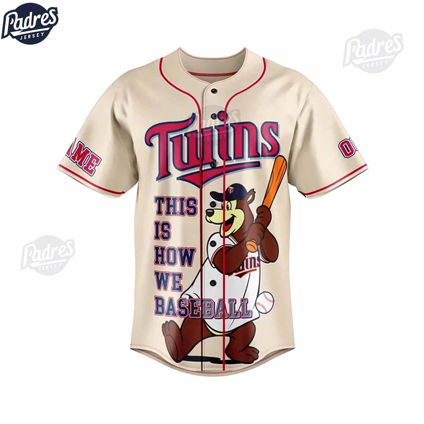 Stand Out with Personalized MLB Minnesota Twins Baseball Jersey - Custom Style - Gift for Men Women -... (Image 2)