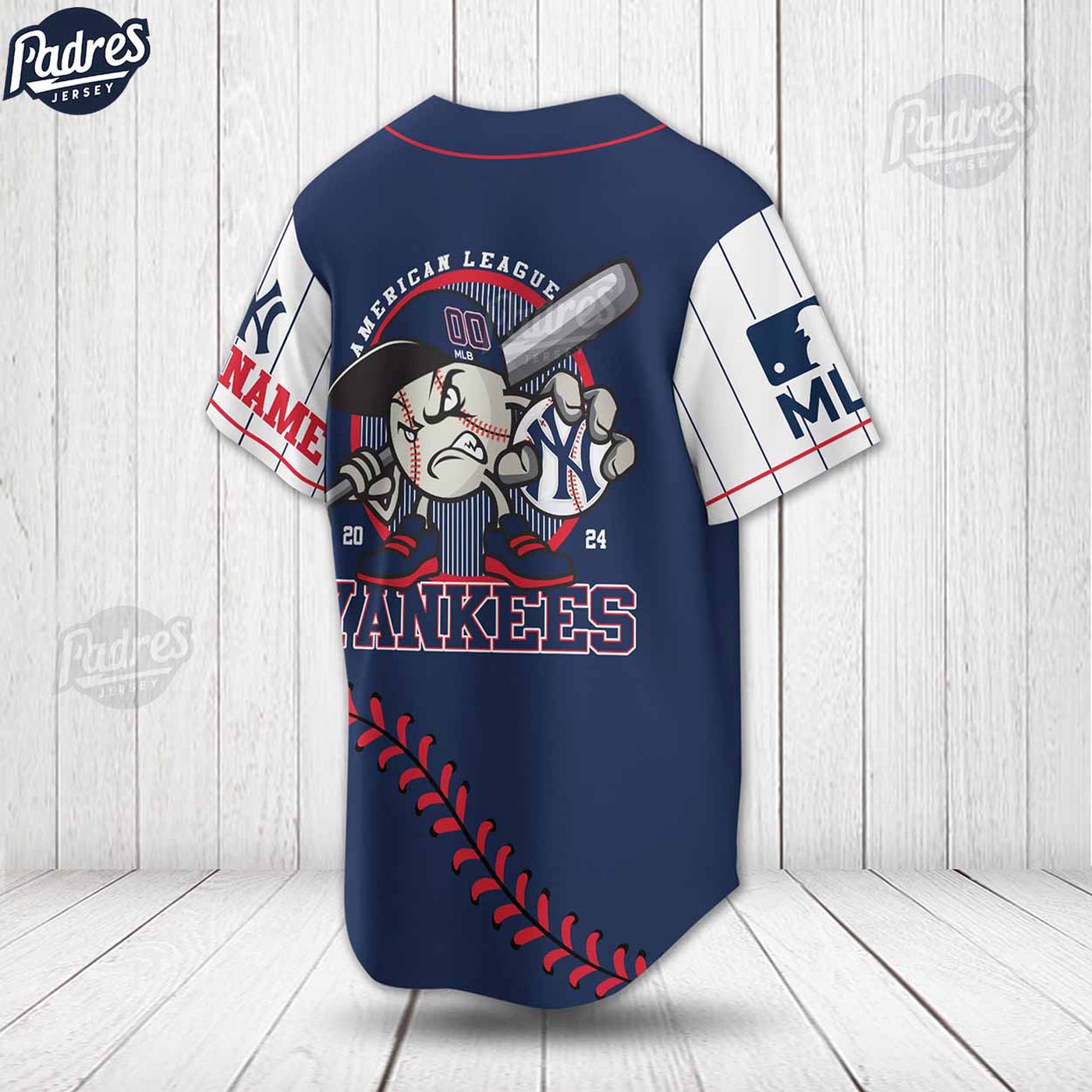 Personalized New York Yankees Baseball Jersey - Custom MLB Uniform for Ultimate Fans - Gift for Men Women -... (Image 3)