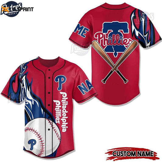 Official Custom Philadelphia Phillies 2024 Red Baseball Jersey - Show Your Support! - Gift for Men Women -... (Image 1)