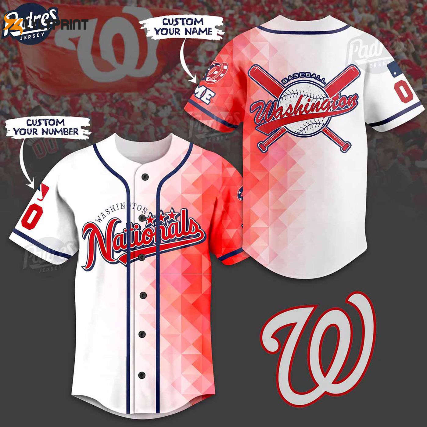 Personalized Washington Nationals MLB Jersey - Show Your Team Pride! - lylyprint.com T-Shirts, Hoodie, Sweatshirt (Image 1)