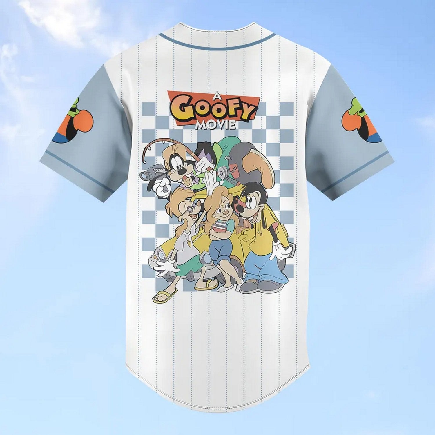 Custom Name A Goofy Movie Characters Baseball Jersey T-Shirts, Hoodie, Sweatshirt | WearSparks.com (Image 4)