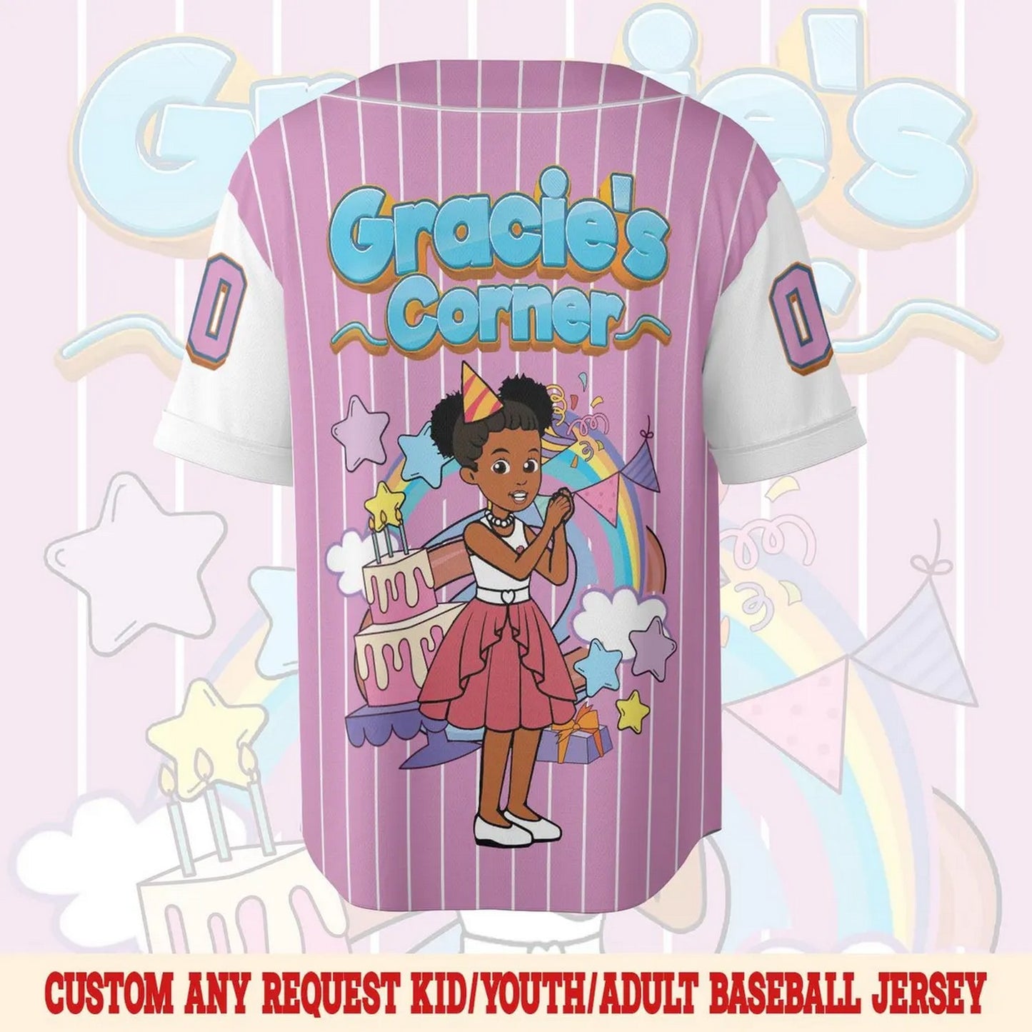 Custom Name And Number Gracie's Corner Baseball Jersey T-Shirts, Hoodie, Sweatshirt | WearSparks.com (Image 3)