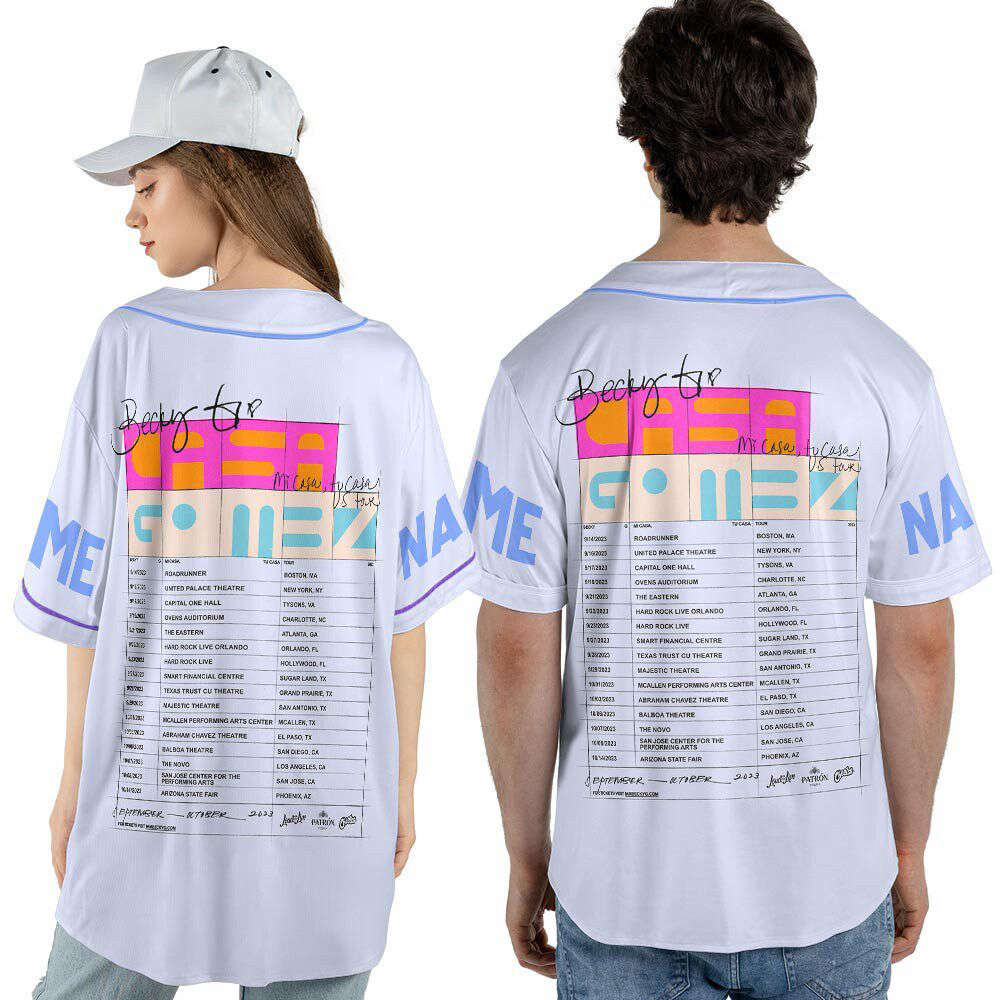 Custom Name Becky G 2023 Tour Baseball Jersey - lylyprint.com T-Shirts, Hoodie, Sweatshirt | WearSparks.com (Image 5)