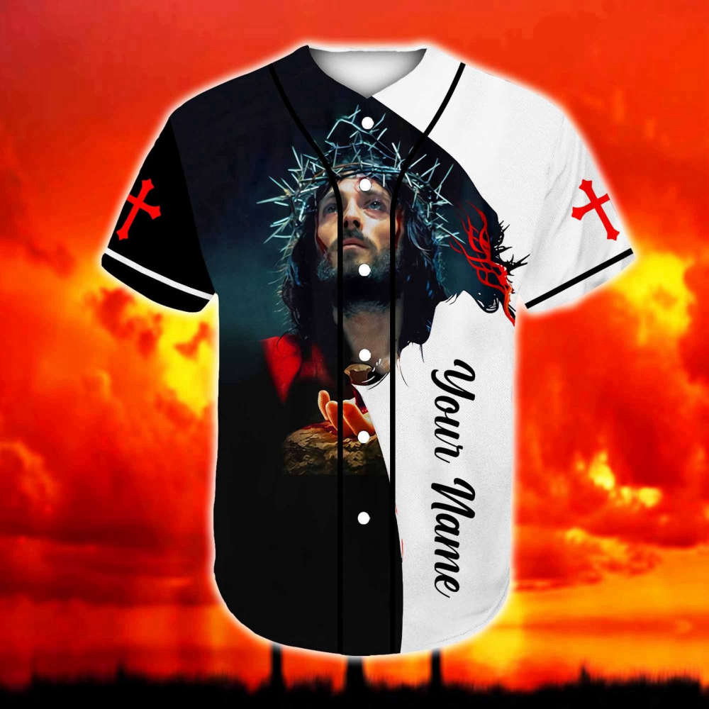 Custom name Believe And Have Faith Christian Baseball Jersey | Colorful | Adult Unisex | S – 5XL Full Size