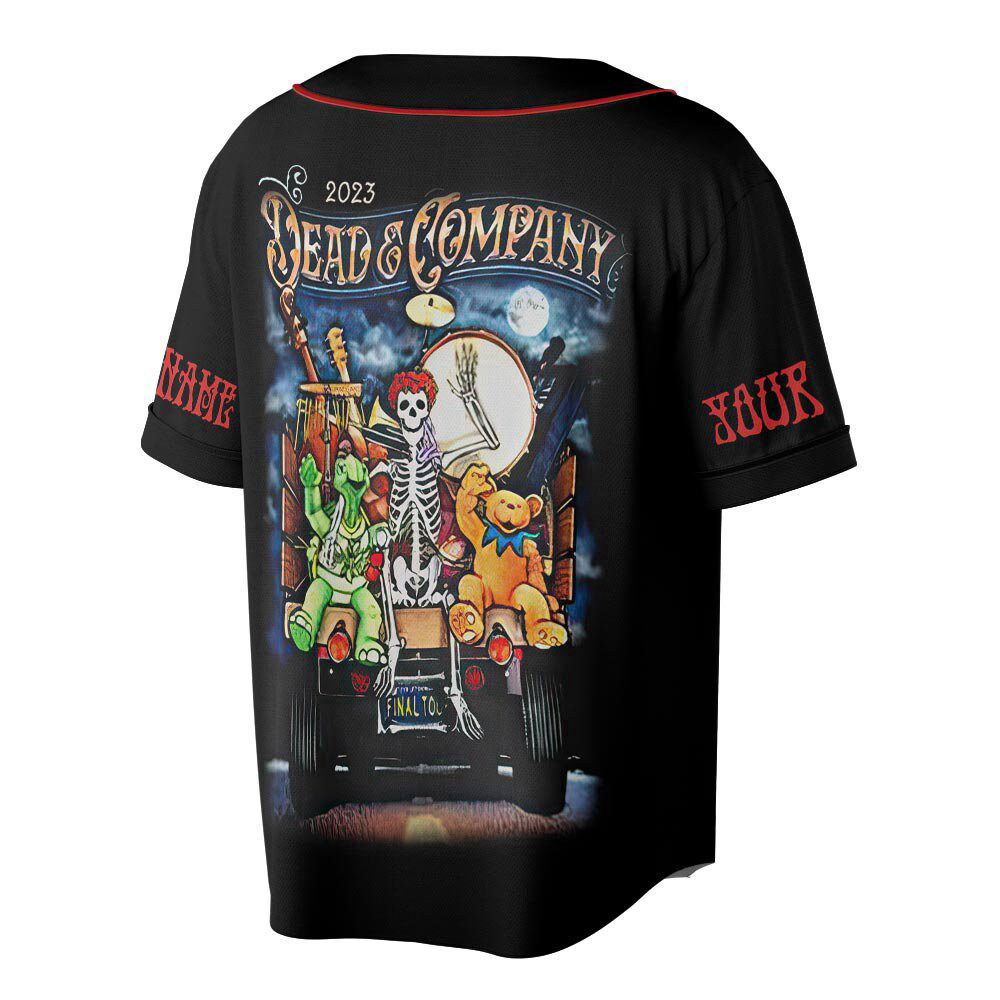Custom Name Dead Co 2023 The Final Tour Truck Music Baseball Jersey, - lylyprint.com T-Shirts, Hoodie, Sweatshirt (Image 2)