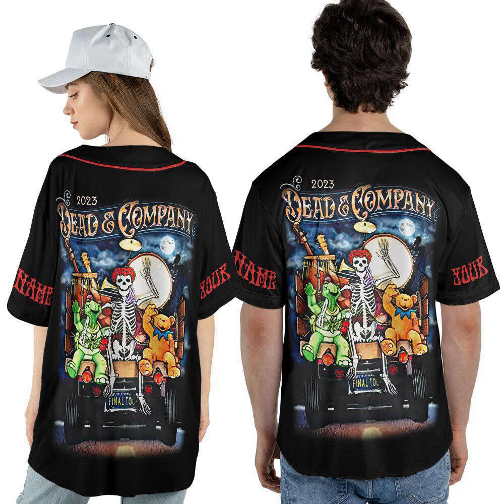 Custom Name Dead Co 2023 The Final Tour Truck Music Baseball Jersey, - lylyprint.com T-Shirts, Hoodie, Sweatshirt (Image 4)