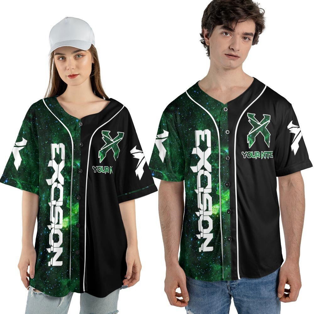 Custom Name Excision Dj Music Baseball Jersey, DJ Live World Tour 2023 Shirt (Image 4)