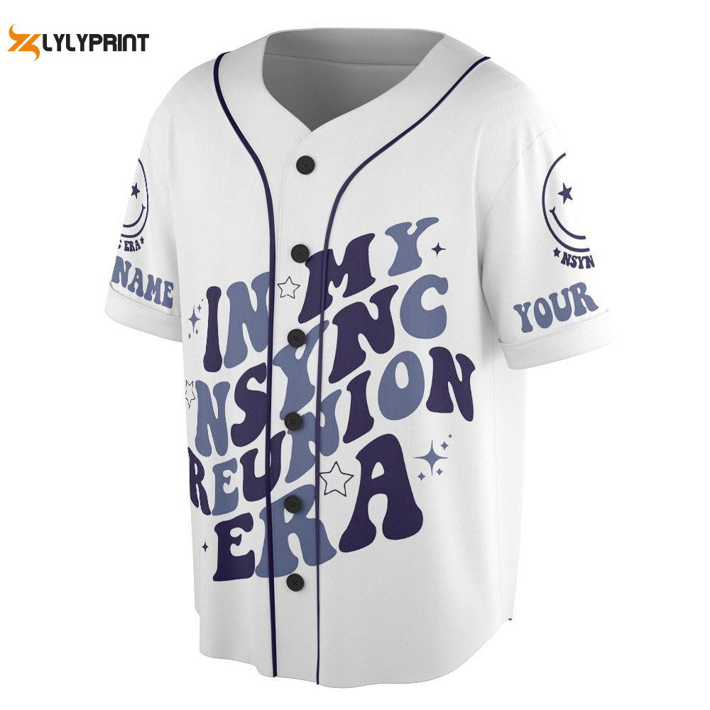 Custom Name In my Nsync Reunion Era Music Baseball Jersey, Nsync Boy Band 90s 2023 - lylyprint.com T-Shirts,... (Image 1)