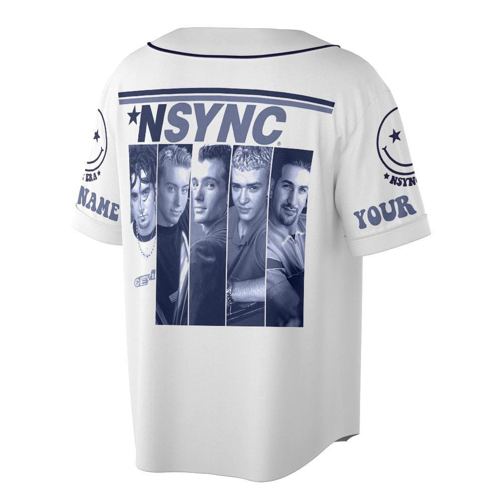 Custom Name In my Nsync Reunion Era Music Baseball Jersey, Nsync Boy Band 90s 2023 - lylyprint.com T-Shirts,... (Image 2)