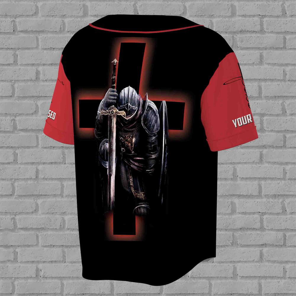 Custom Name Jesus The Warrior The child of God 3D Baseball Jersey For Men Women - lylyprint.com T-Shirts,... (Image 2)