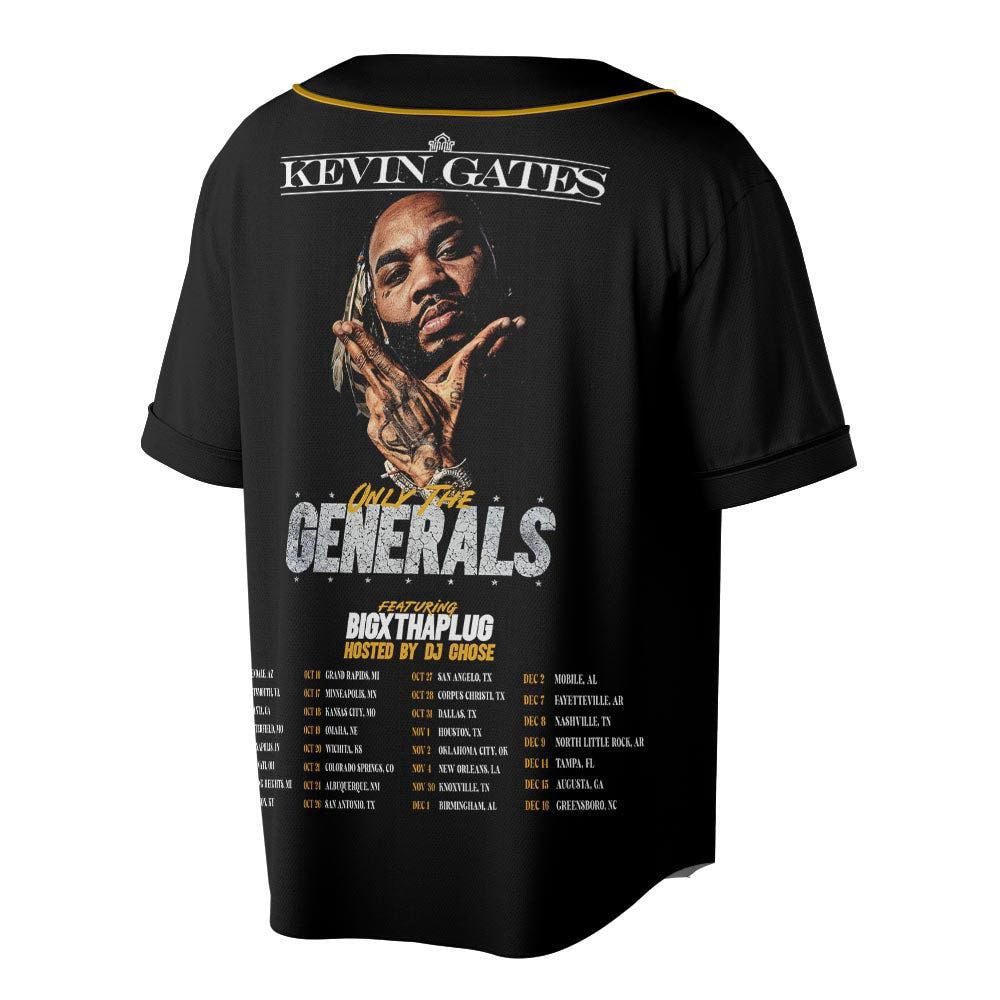 Custom Name KG Music Baseball Jersey, Only The Generals Tour 2023 - lylyprint.com T-Shirts, Hoodie, Sweatshirt (Image 2)