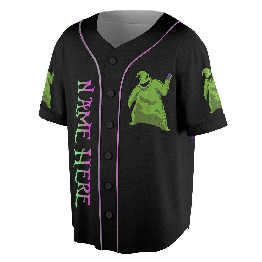 Spooky Custom Name Oogie Boogie Baseball Jersey - Perfect Halloween Christmas Gift - Bafud T-Shirts, Hoodie,... (Image 6)