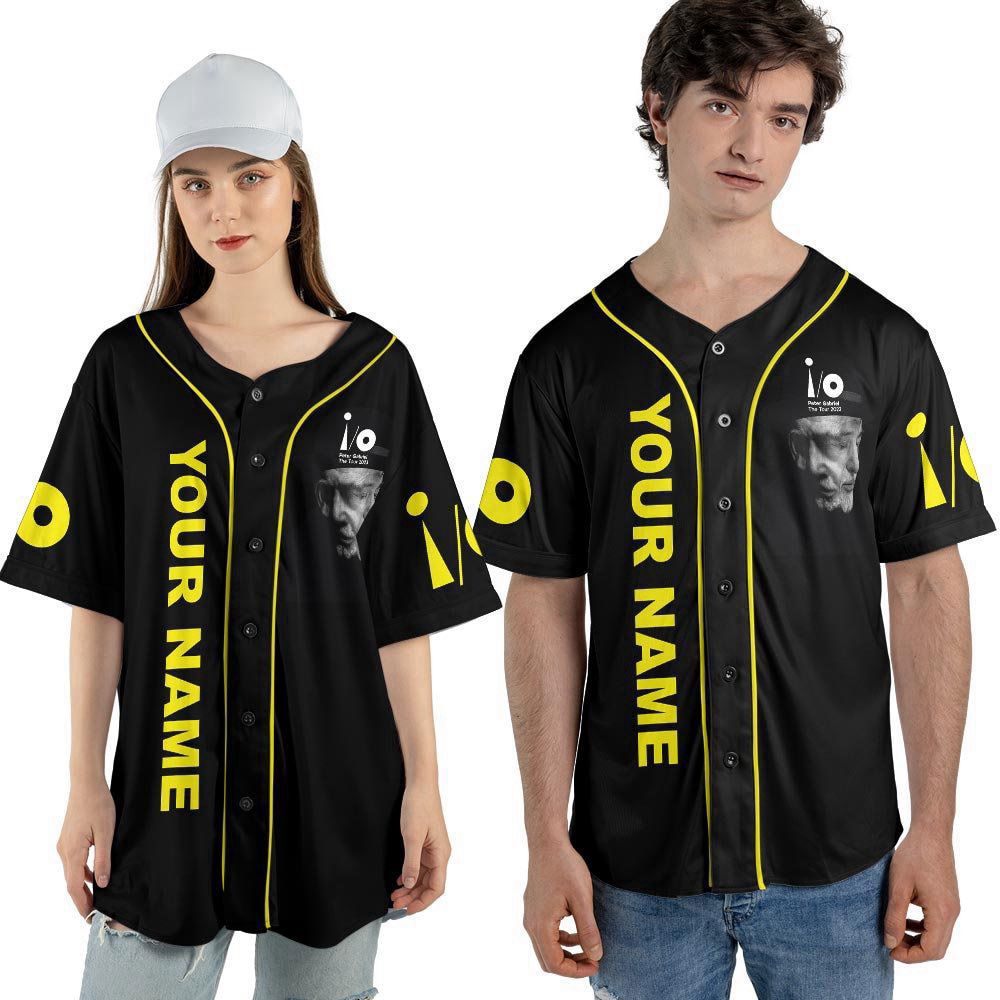 Custom Name Peter Gabriel 73rd Anniversary 1950-2023 Tour Music Baseball Jersey - lylyprint.com T-Shirts,... (Image 2)