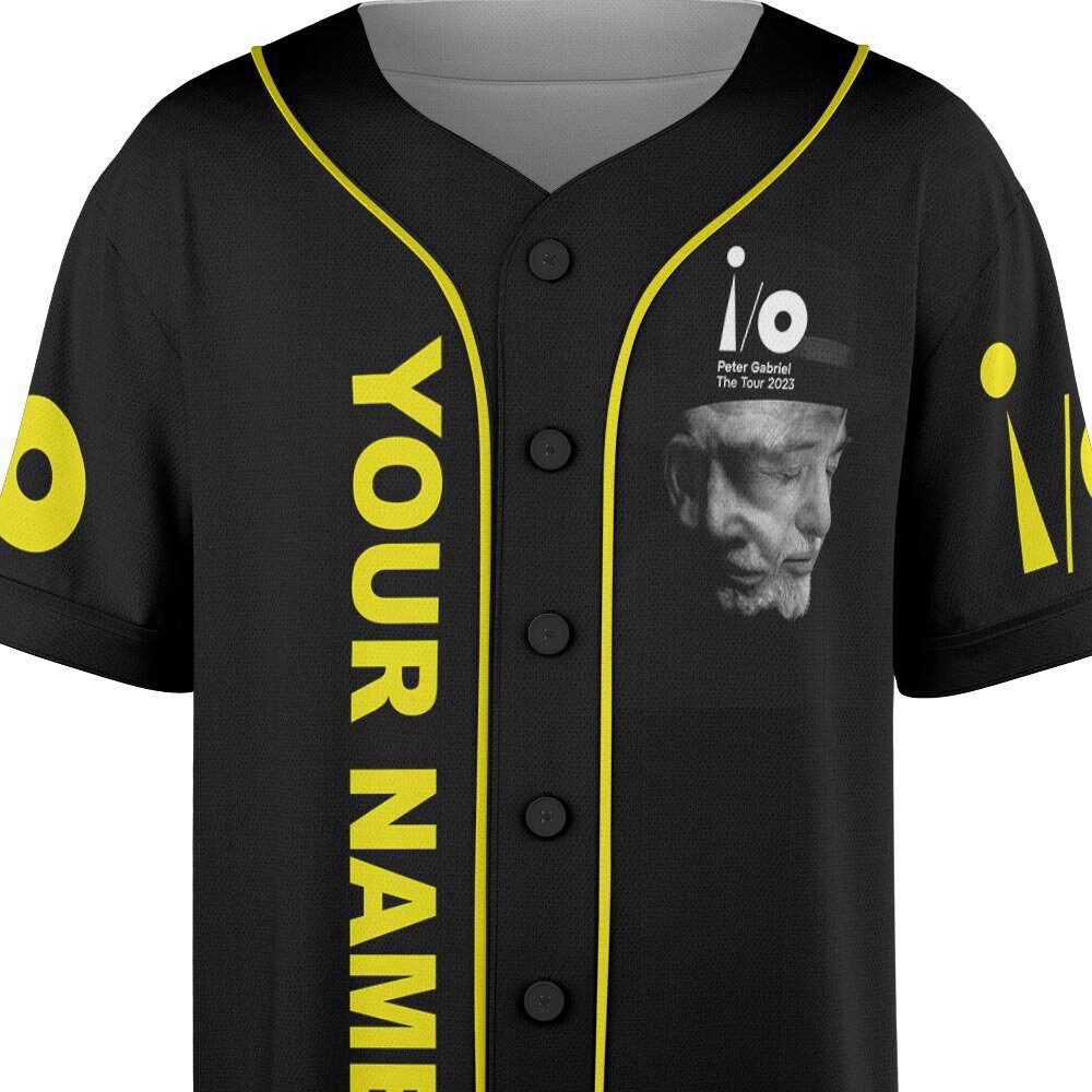 Custom Name Peter Gabriel 73rd Anniversary 1950-2023 Tour Music Baseball Jersey - lylyprint.com T-Shirts,... (Image 3)