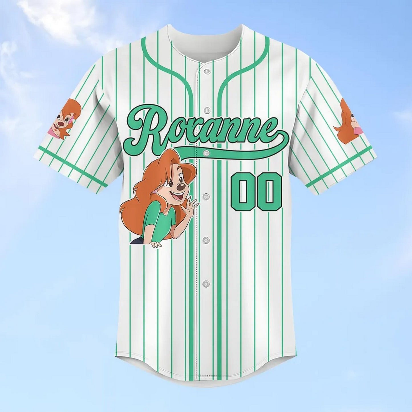 Custom Name Roxanne Baseball Jersey T-Shirts, Hoodie, Sweatshirt | WearSparks.com (Image 3)