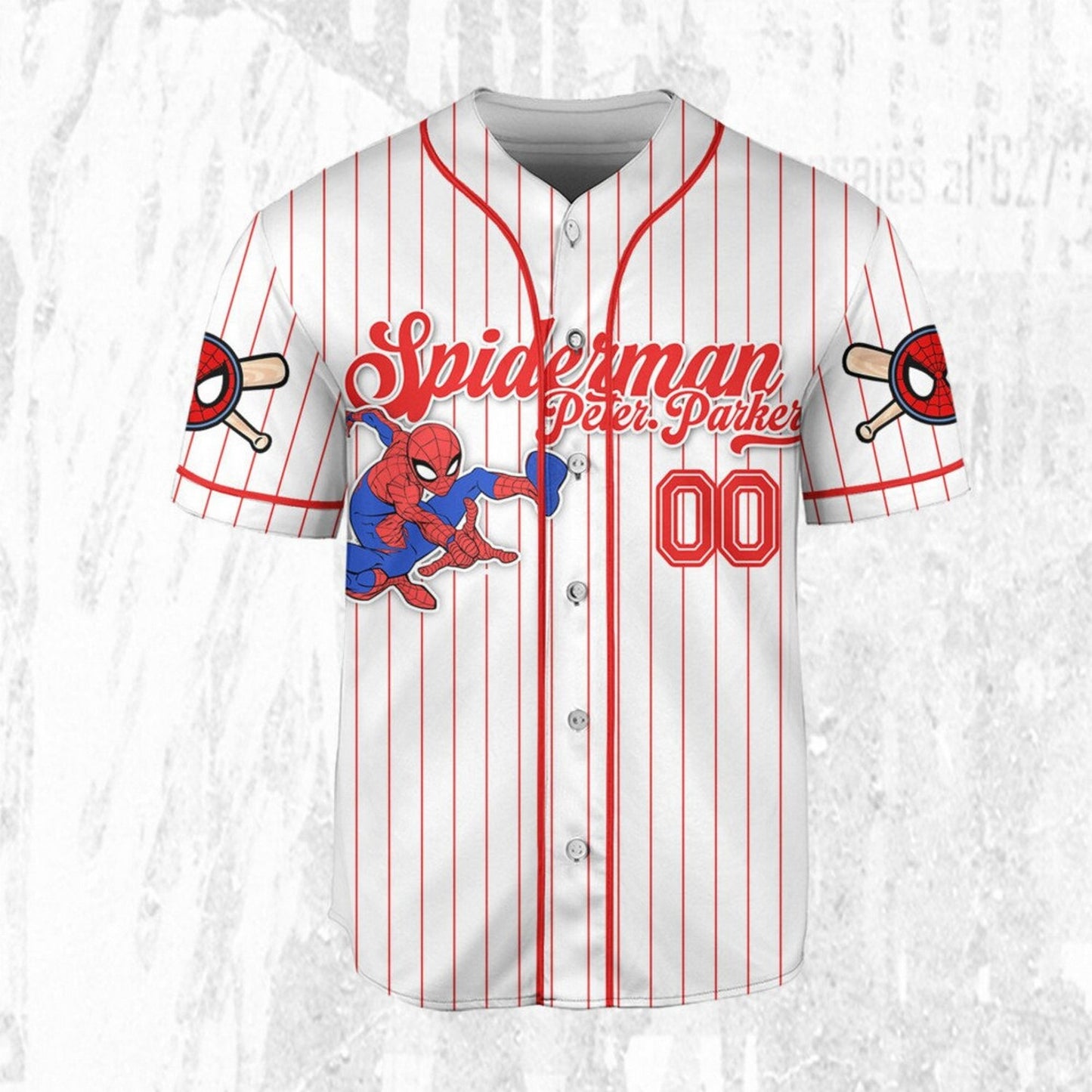 Custom Name Spiderman Spiderverse Peter Parker Baseball Jersey T-Shirts, Hoodie, Sweatshirt | WearSparks.com (Image 3)