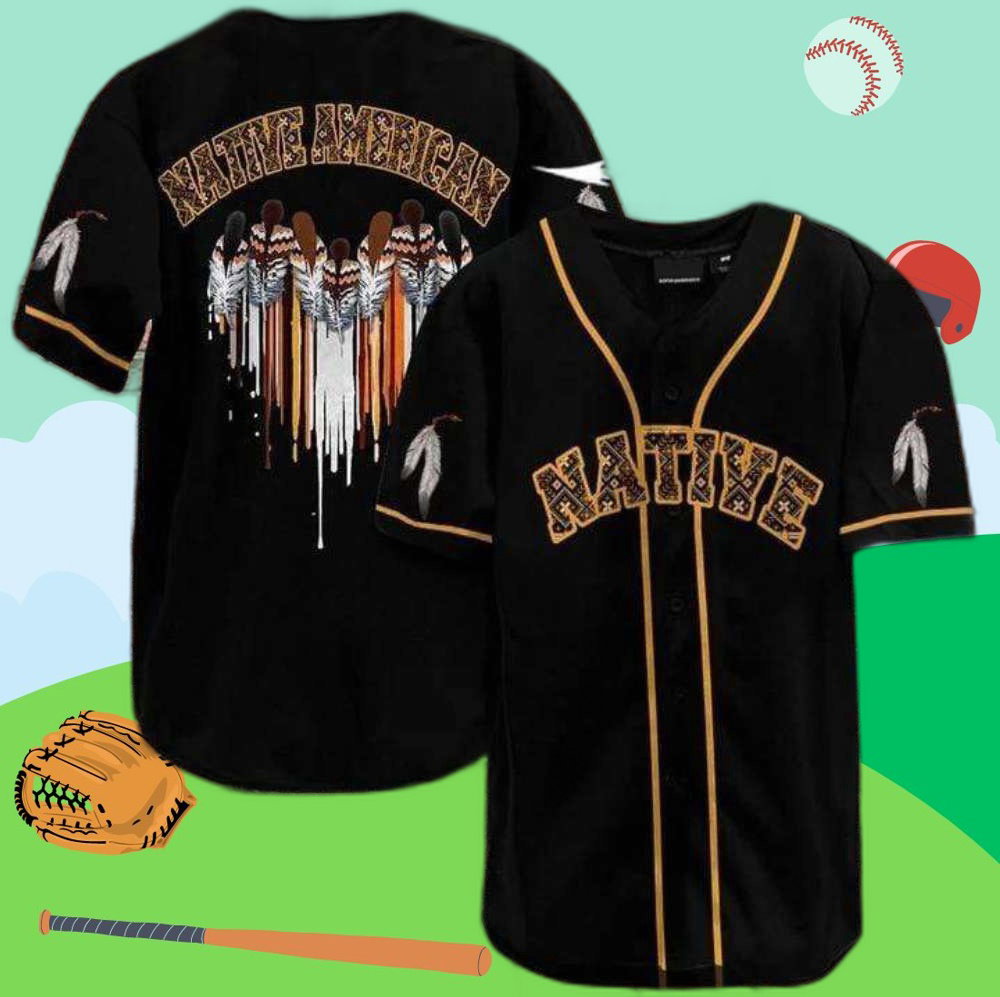 Custom Native American Woman Baseball Jersey – Personalized Design for Authentic Style