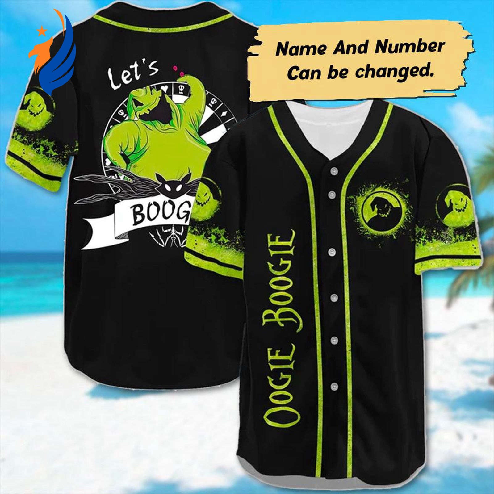 Spooktacular Nightmare Before Christmas Baseball Jerseys - Oogie Boogie & Horror Character Shirts