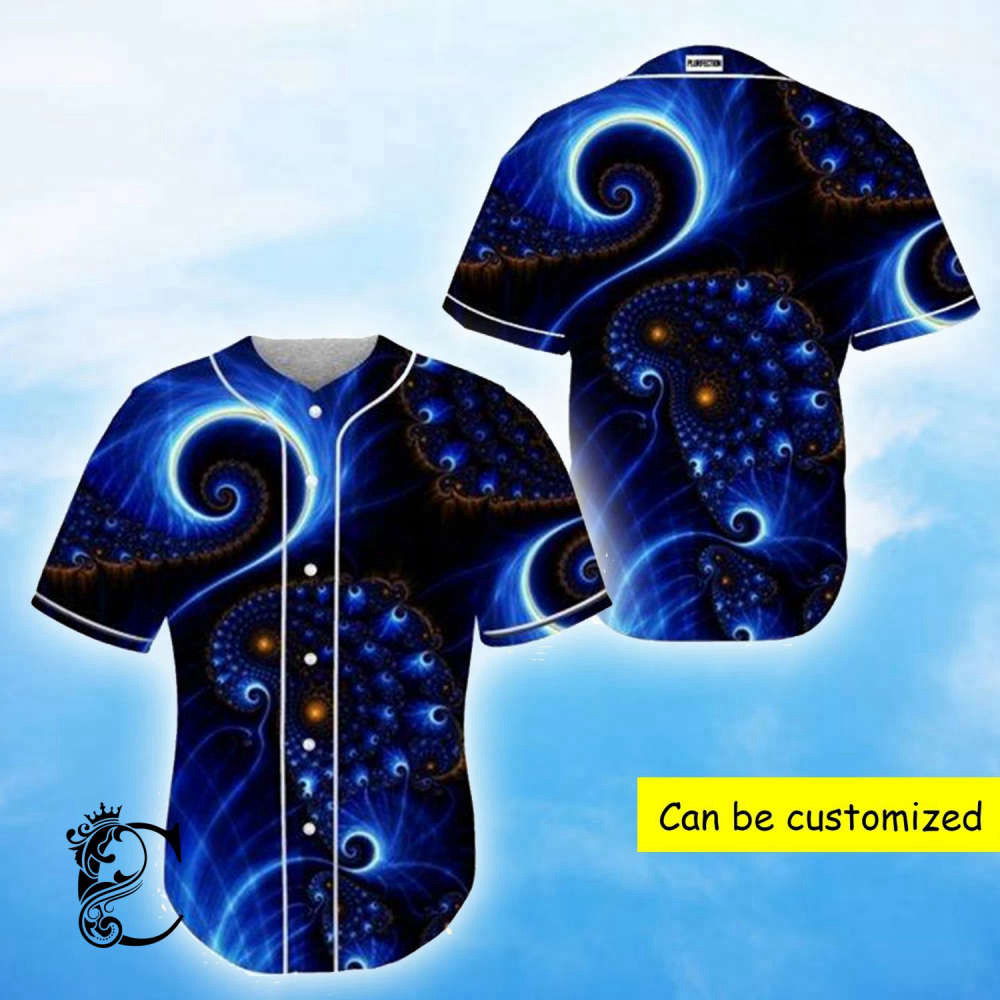 Custom Psychedelic Trip Rave EDM Baseball Jersey: Express Your Unique Style - Aopprinter T-Shirts, Hoodie,... (Image 2)