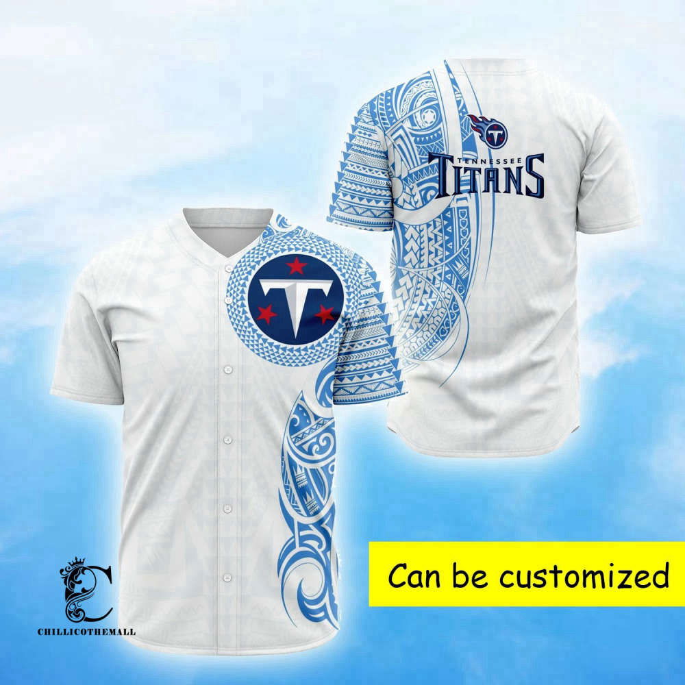 Custom Tennessee Titan Polynesian Baseball Jersey - Personalized Fan Gear - Aopprinter T-Shirts, Hoodie, Sweatshirt (Image 2)