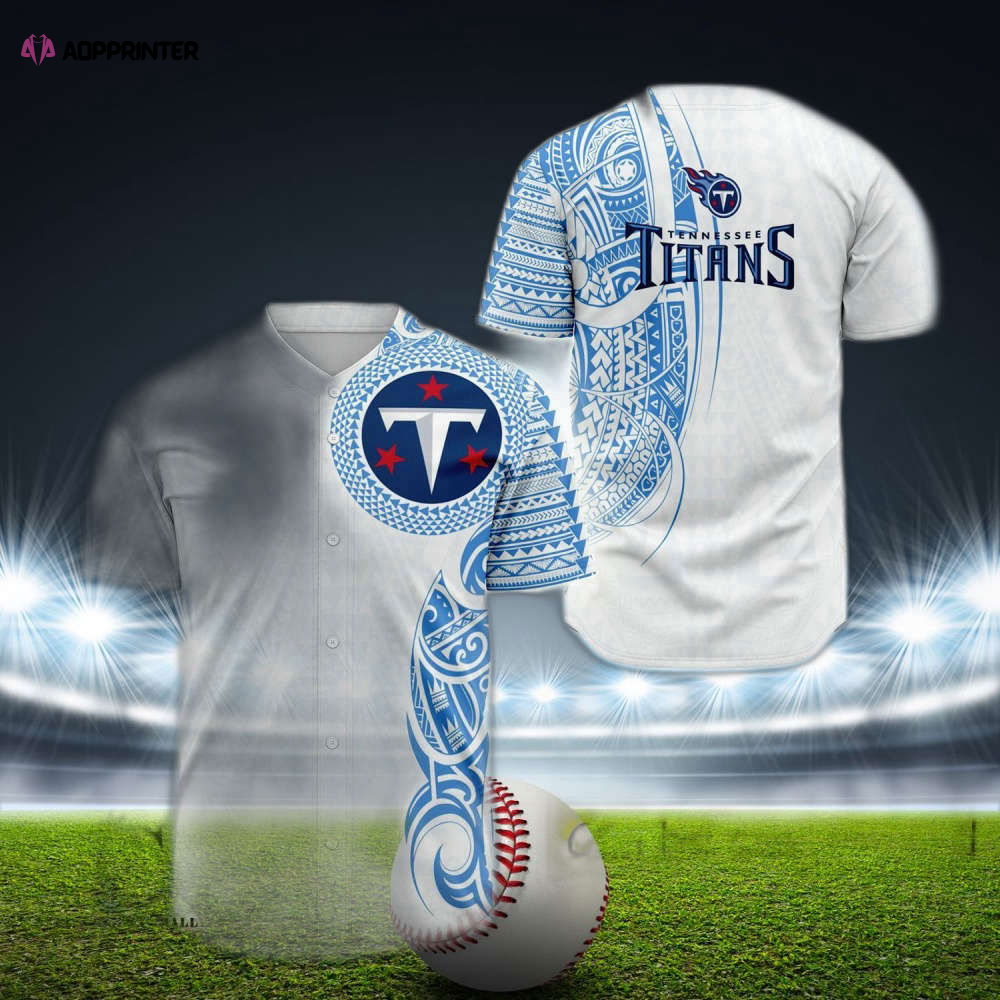 Custom Tennessee Titan Polynesian Baseball Jersey - Personalized Fan Gear - Aopprinter T-Shirts, Hoodie, Sweatshirt (Image 1)