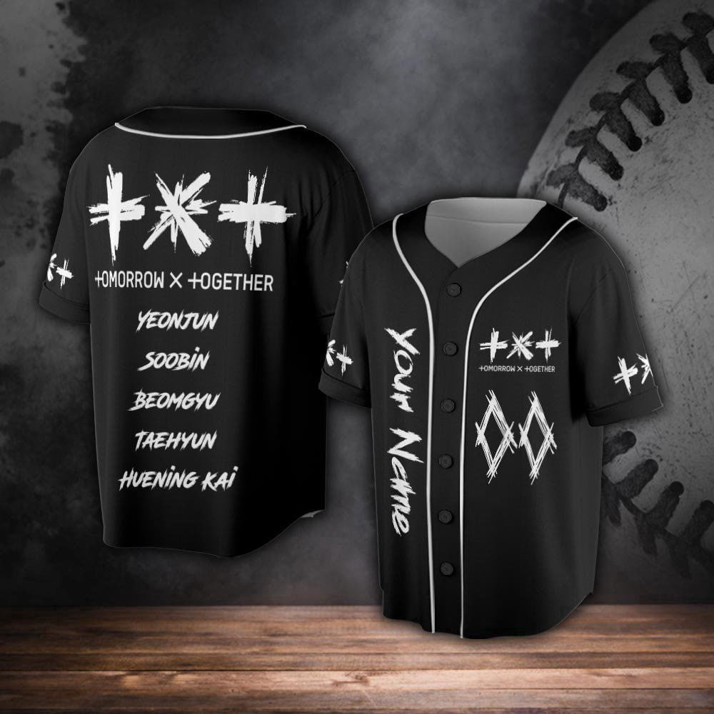 Custom TXT Kpop Baseball Jersey For Men Women - lylyprint.com T-Shirts, Hoodie, Sweatshirt | WearSparks.com (Image 4)