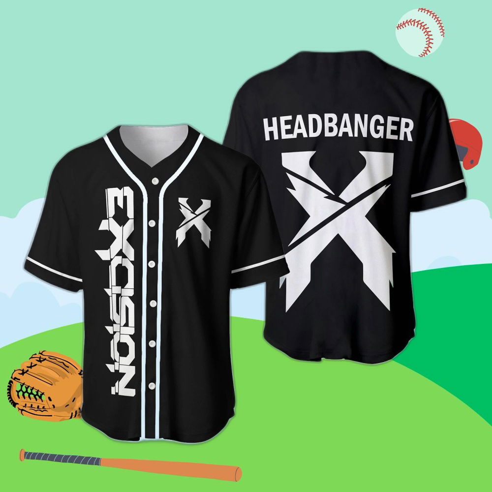 Custom X Excision EDM Festival Baseball Jersey: Personalized Style for Music Lovers - Aopprinter T-Shirts,... (Image 1)