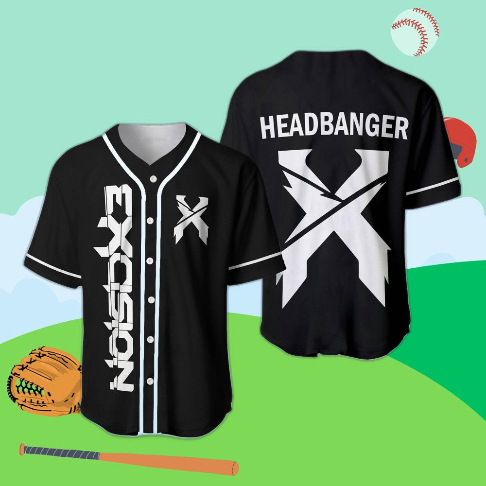 Custom X Excision EDM Festival Baseball Jersey: Personalized Style for Music Lovers