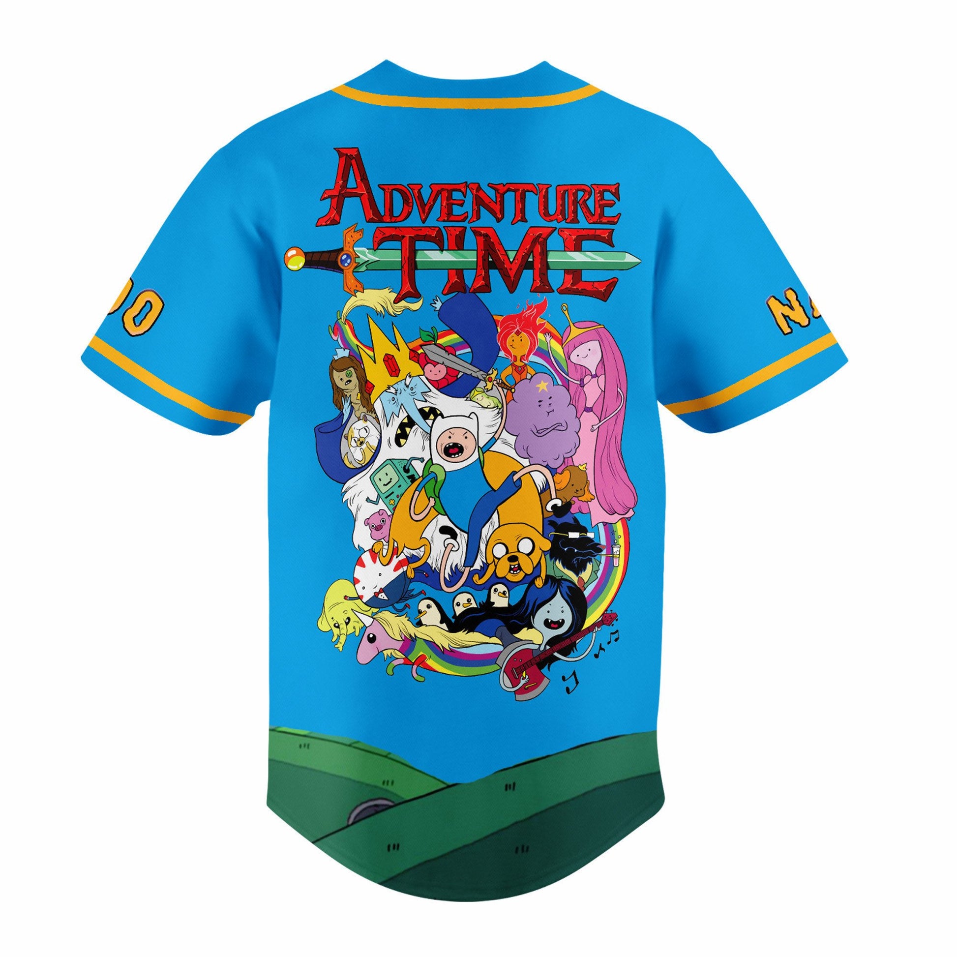 Customized Adventure Time Finn &amp; Jake Funny Trip Baseball Jersey T-Shirts, Hoodie, Sweatshirt | WearSparks.com (Image 3)