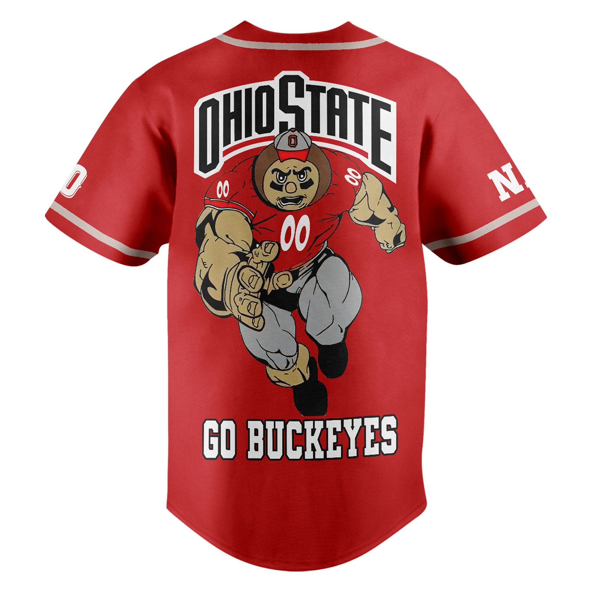 Customized Ohio State Fear The Buckeyes Baseball Jersey For Fans T-Shirts, Hoodie, Sweatshirt | WearSparks.com (Image 3)
