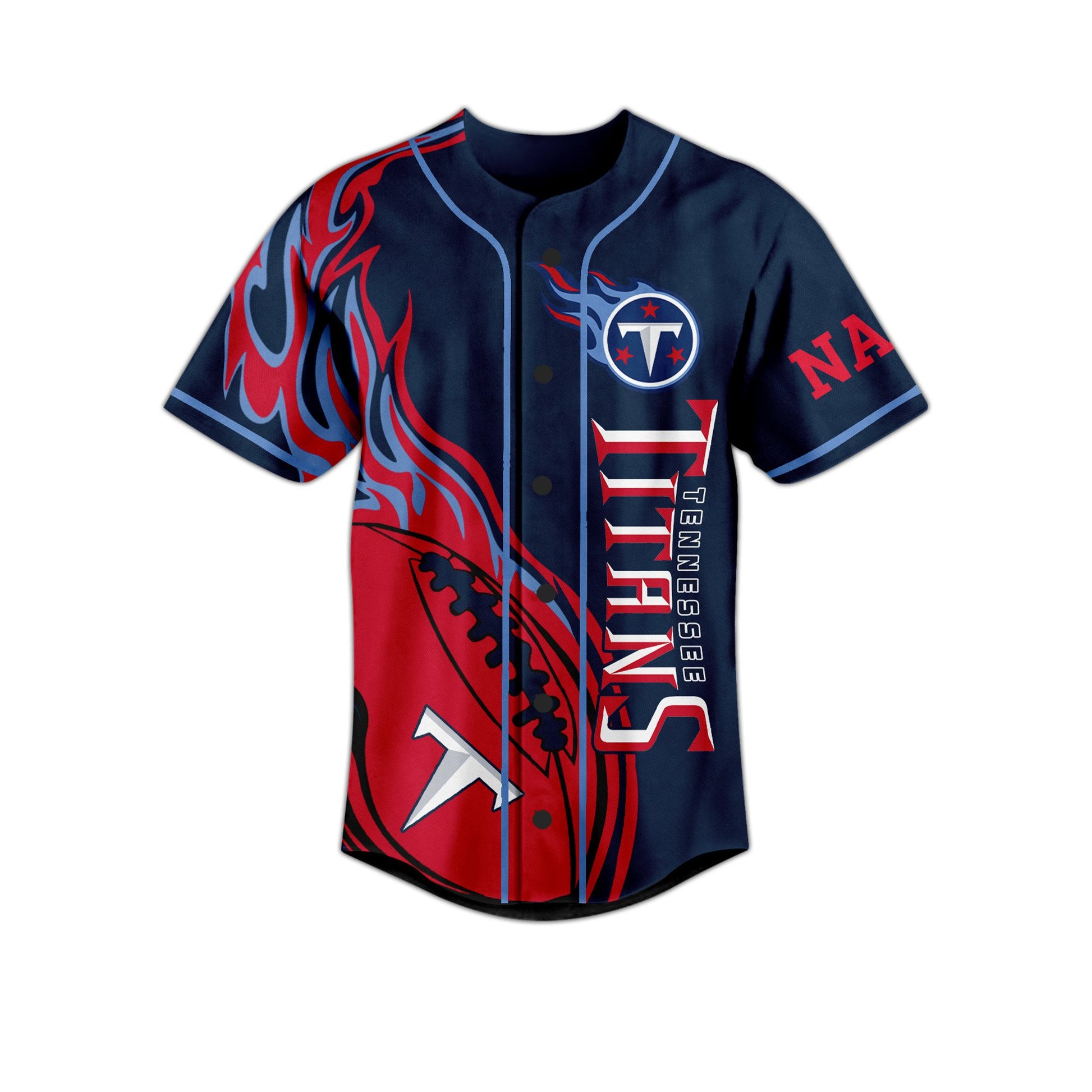 Customized Tennessee Titans Sport Baseball Jersey T-Shirts, Hoodie, Sweatshirt | WearSparks.com (Image 2)