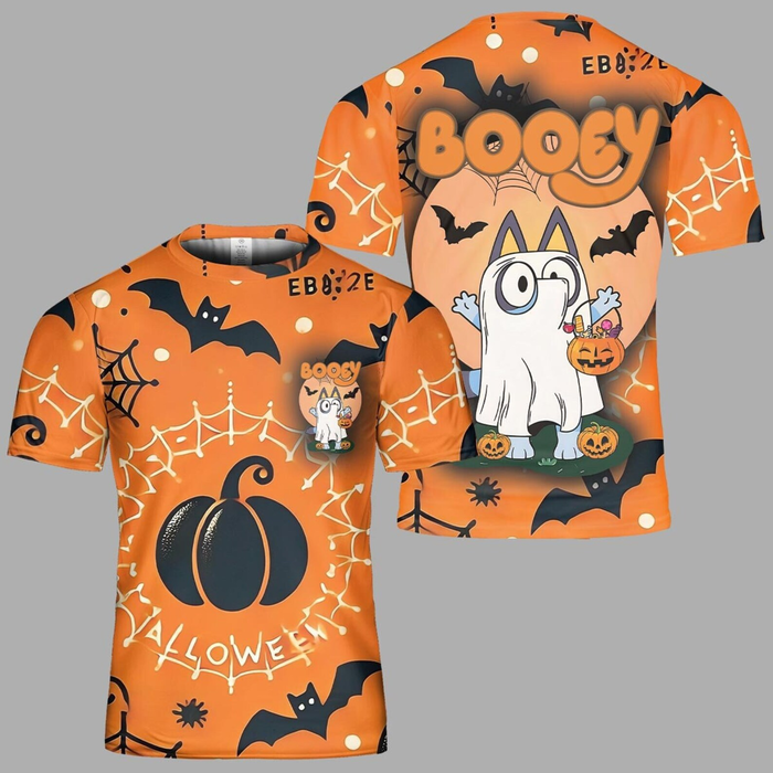 Cute Booey Orange 3D Print Shirt, Halloween Costume Family Group T-Shirt For Kids &amp; Adults Hoodie, Sweatshirt