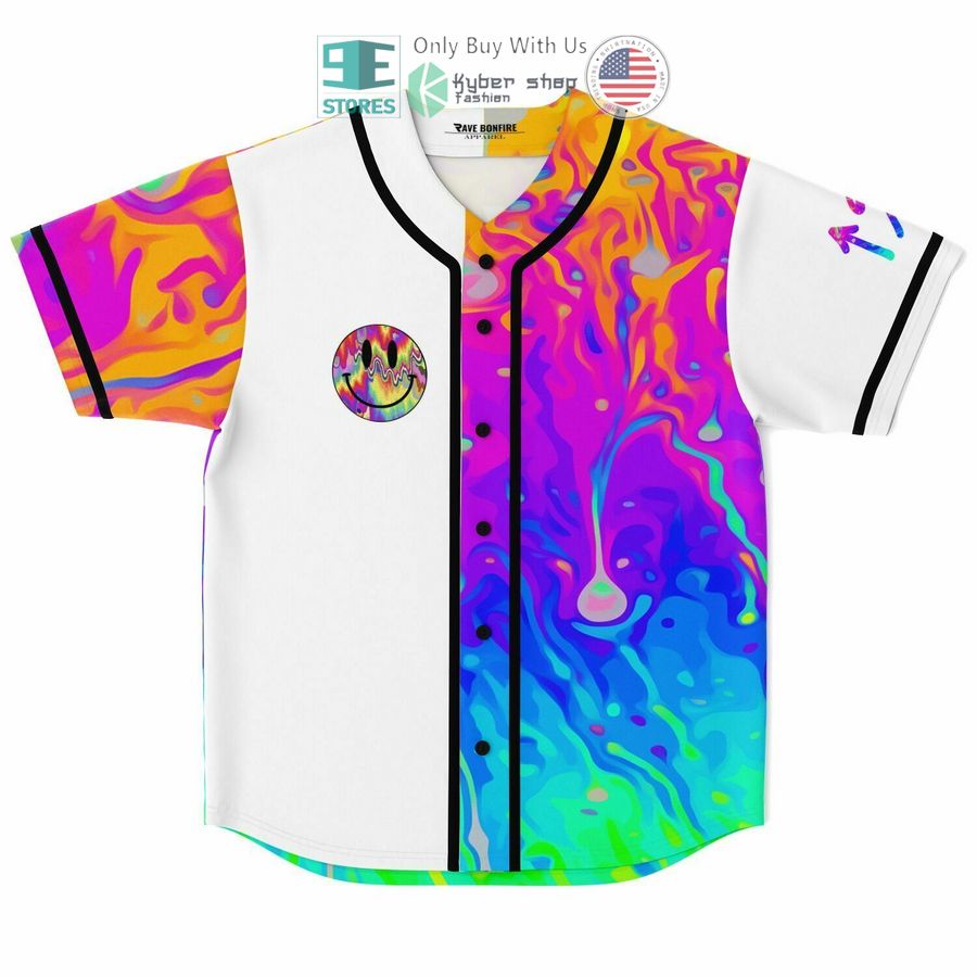 BEST Daddy Gang Rainbow Acid Trip Baseball Jersey