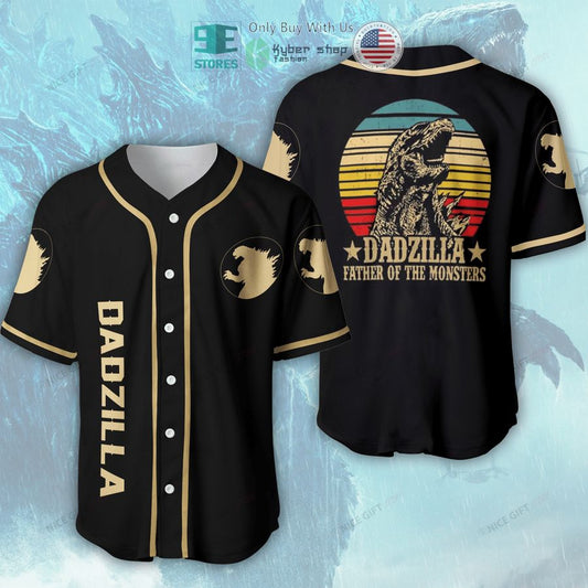 BEST Dadzilla Father of The Monsters Baseball Jersey